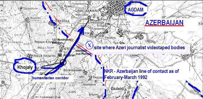 Khojali and Line of Contact Map