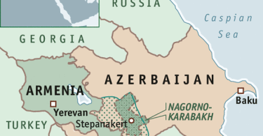 Regional Map of Southern Caucasus