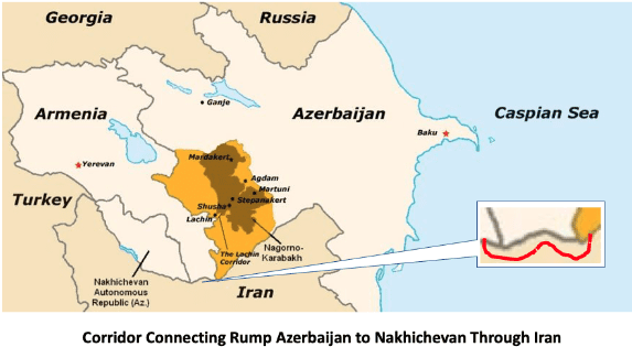 Corridor Connecting Rump Azerbaijan to Nakhichevan