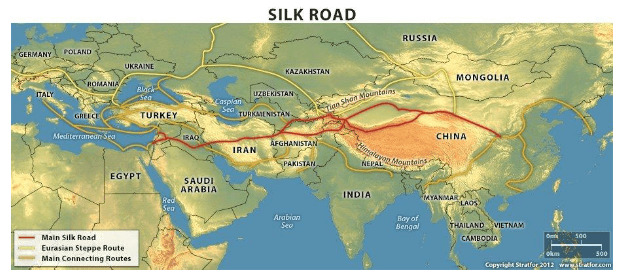 Silk Road Map