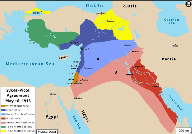 Sykes-Picot Agreement May 16, 1916