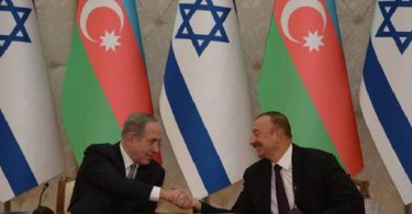 Israel's Netanyaho and Azerbaijan's Aliev