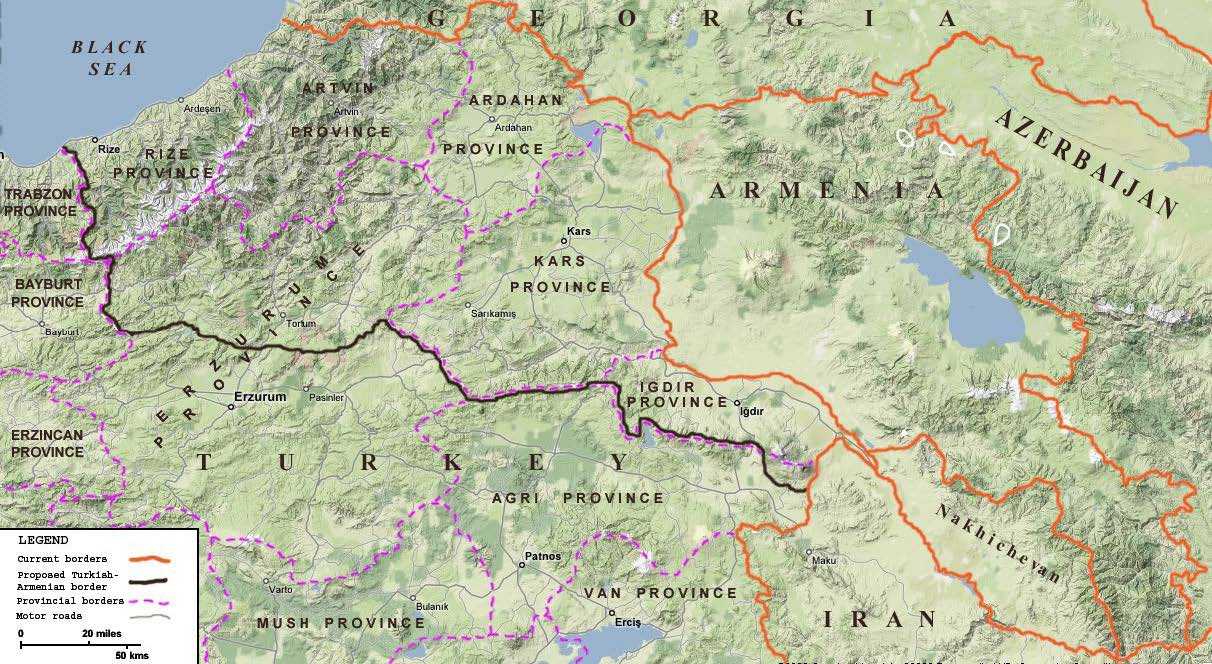 Turkish Land Reparations Map