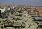 Iranian Tanks Lined up at Azerbaijan's Border