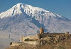 Mount Ararat and Khor Virap Monastery