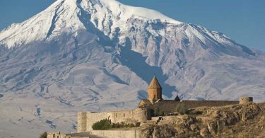 Mount Ararat and Khor Virap Monastery