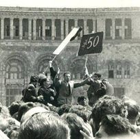 Yerevan Armenians on the 50th Anniversary of Genocide