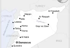 Map of Syria