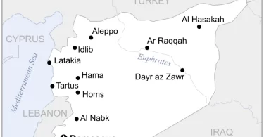 Map of Syria