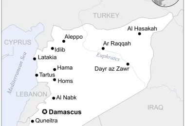 Map of Syria